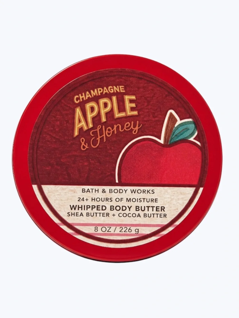 BATH & BODY WORKS Champagne Apple & Honey 8.0 Ounces Whipped Body Butter